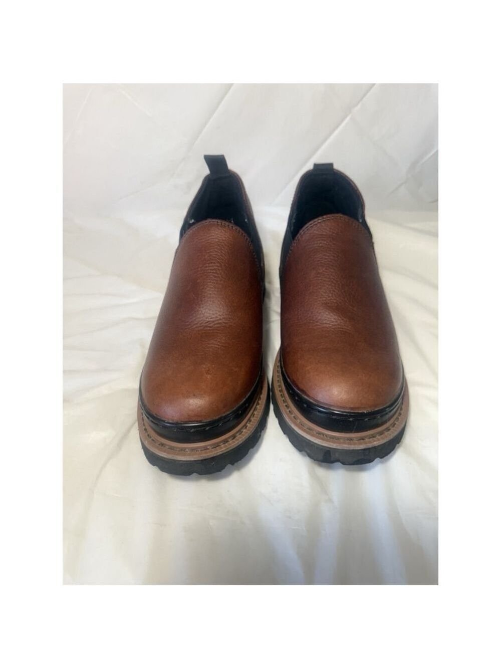 Western Chief Men 8.5 M Slip On Leather Work Boot